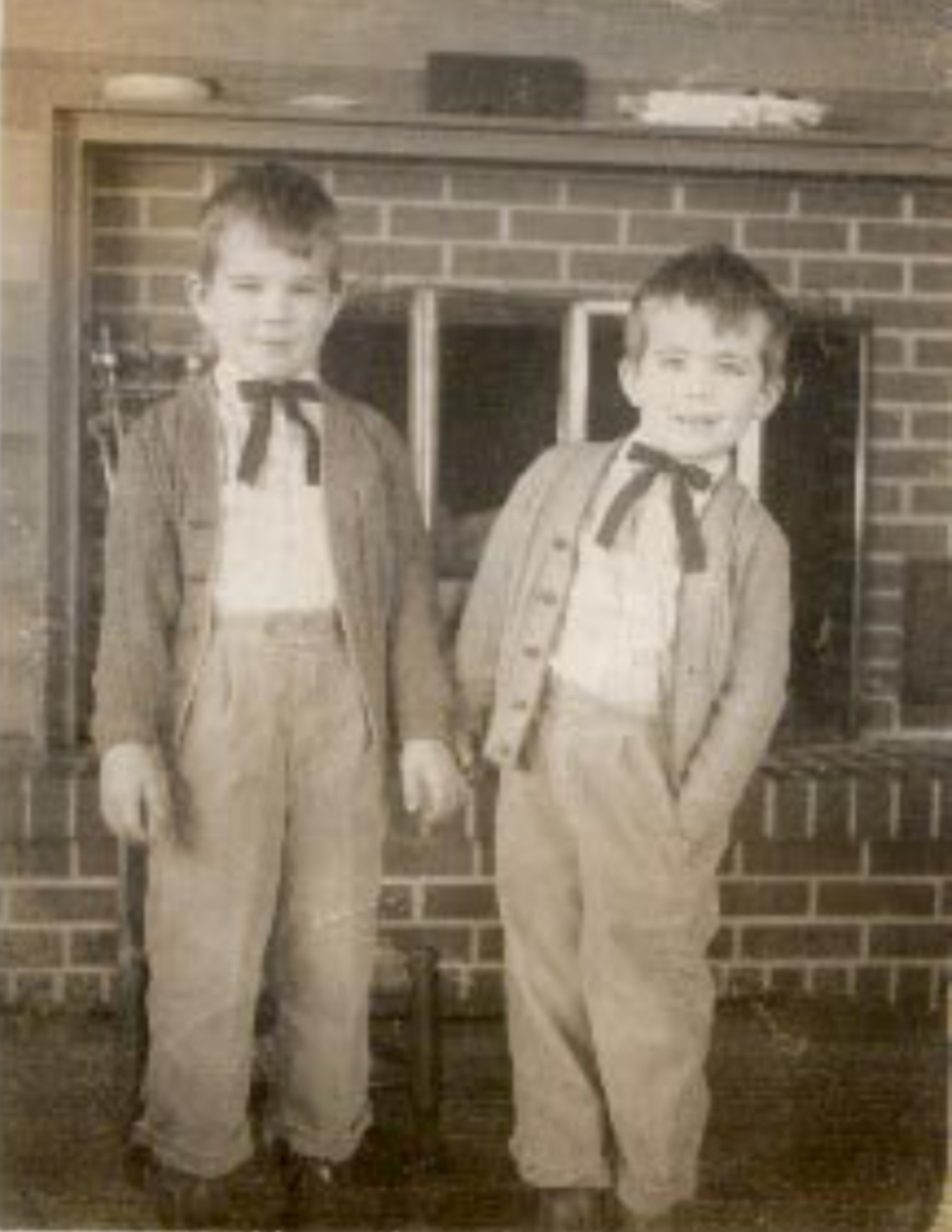 Brother Carl & Fritz in Wyoming as young cowboys on the JH Ranch.