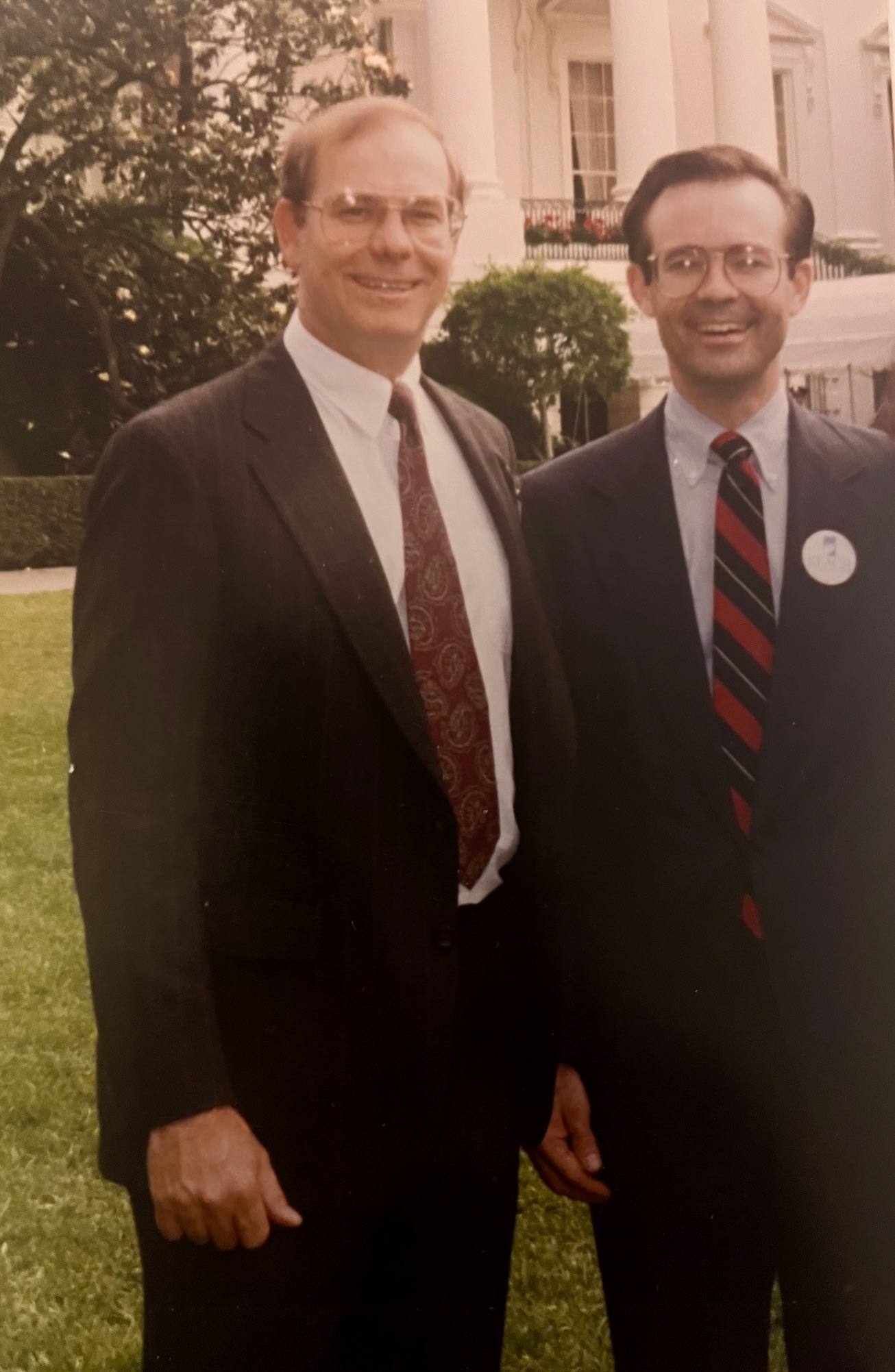 At the White House, 1992 (2)
