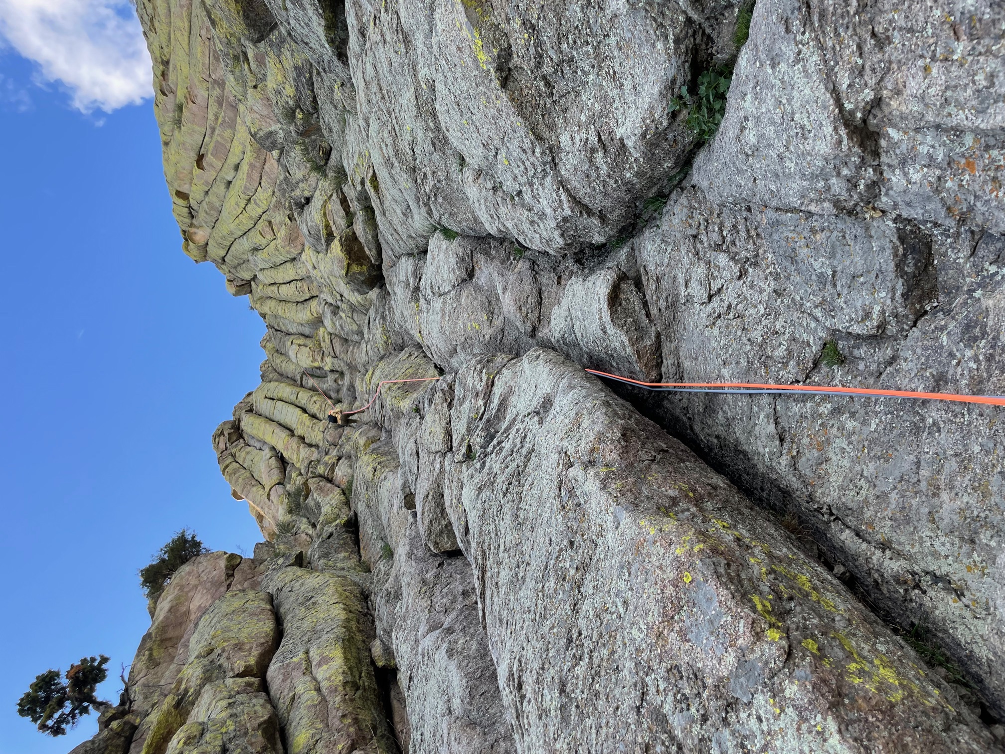 Looking Up at Devils Tower