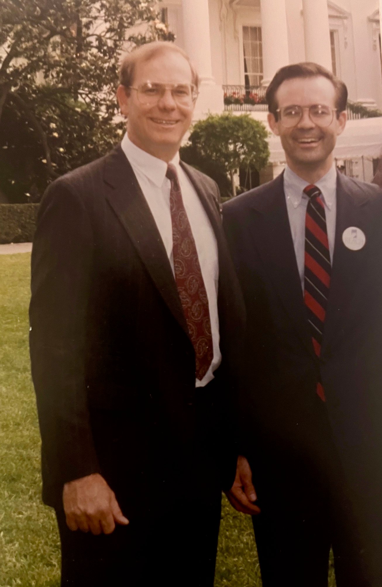 At the White House, 1992 (2)