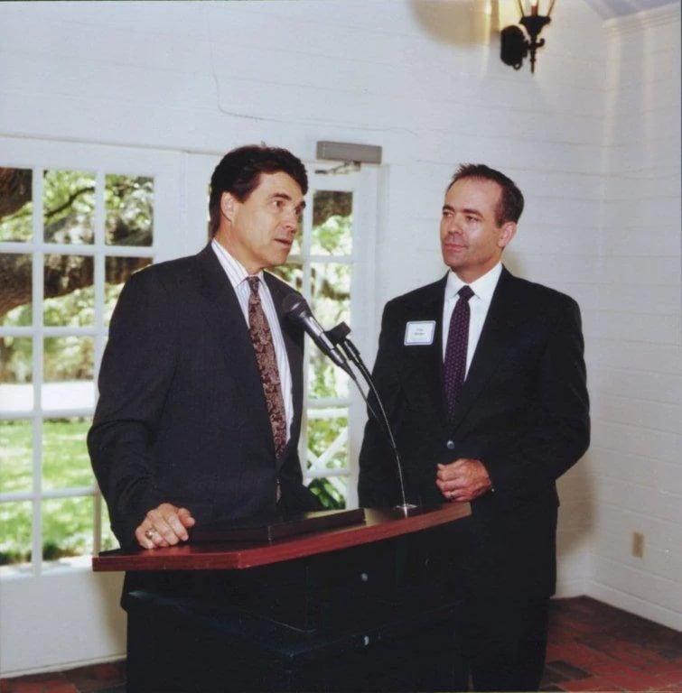 Fritz with former Gov Rick Perry (TX)